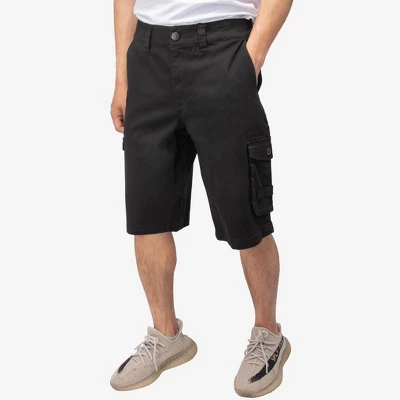 X RAY Mens Stretch Comfort Tactical Cargo Shorts 12.5" Inseam Knee Length Classic Fit Multi Pocket - Image 2