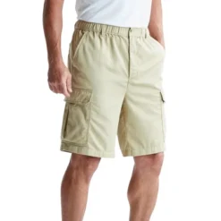 KingSize Men's Big & Tall Knockarounds 8" Full-Elastic Cargo Shorts