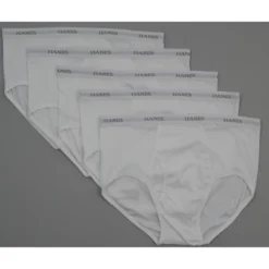 Hanes Premium Men's Big & Tall Classic Briefs 5pk - White