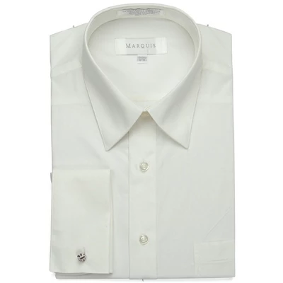 Marquis Men's Regular Fit French Cuff Dress Shirt - Cufflinks Included - Image 6