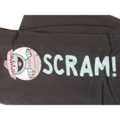 Scram! Oscar The Grouch Men's Black Sleep Pajama Pants