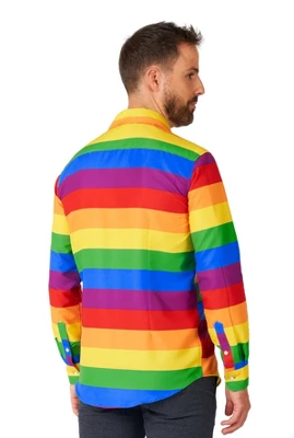 Suitmeister Men's Party Shirt - Rainbow - Multicolor