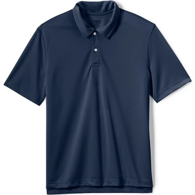 Lands' End Men's Short Sleeve Poly Pique Polo Shirt - Image 4