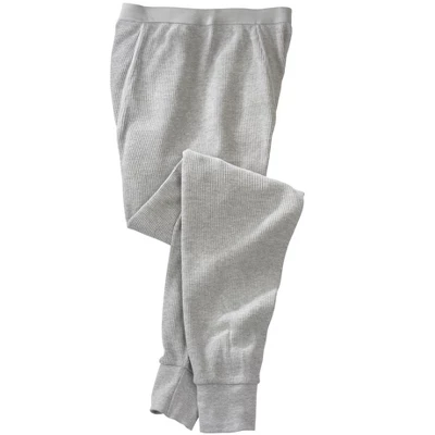 KingSize Men's Big & Tall Heavyweight Thermal Waffle Pants - Image 6