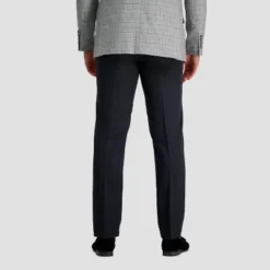 Haggar H26 Men's Premium Stretch Signature Straight Suit Pants - Black
