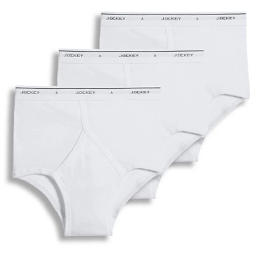 Jockey Mens Classic Brief 3 Pack Underwear Briefs 100% Cotton - Image 7