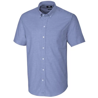 Cutter & Buck Stretch Oxford Mens Short Sleeve Dress Shirt - Image 3