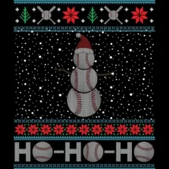 Men's Design By Humans Christmas Baseball Snowman Ugly Christmas Xmas By Pahari Tank Top