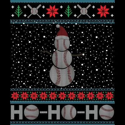 Men's Design By Humans Christmas Baseball Snowman Ugly Christmas Xmas By Pahari Tank Top
