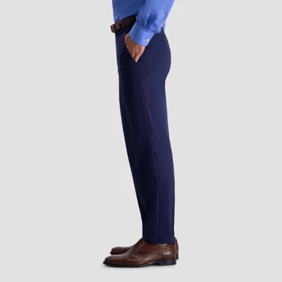 Haggar H26 Men's Flex Series Ultra Slim Suit Pants - Midnight Blue