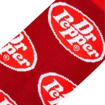 Cool Socks, Dr. Pepper Fun Retro Print Novelty Gift Socks For Men & Women Sizes - Image 2