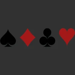 Men's Design By Humans Poker Tshirt By Inaramag T-Shirt