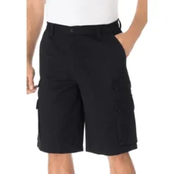 KingSize Men's Big & Tall 12" Side Elastic Cargo Shorts