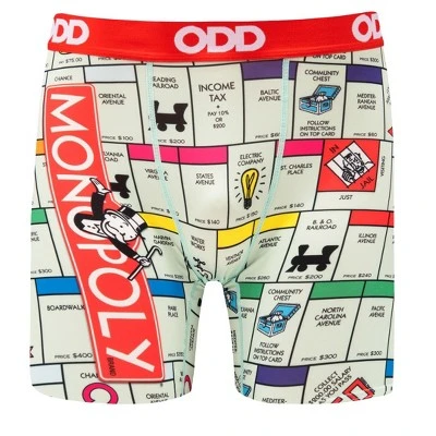 Odd Sox Men's Boxer Brief, Monopoly Board Game, Fun Novelty Underwear - Image 3