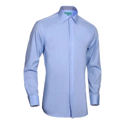 Mio Marino | Men's Oxford Slim Fit Shirt - Image 4