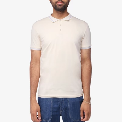 X RAY Men's Basic Short Sleeve Tipped Polo - Image 4