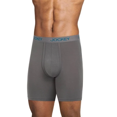 Jockey Men's Chafe Proof Pouch Ultra Soft Modal 6" Boxer Brief - Image 9