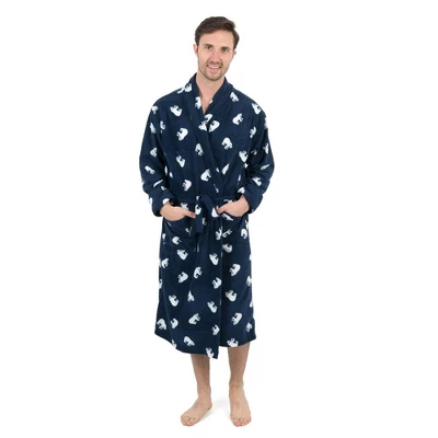 Leveret Mens Fleece Robe - Image 13