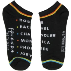 Friends TV Show Socks Pivot Pivot Mix And Match Adult Ankle Socks 5 Pack Multicoloured