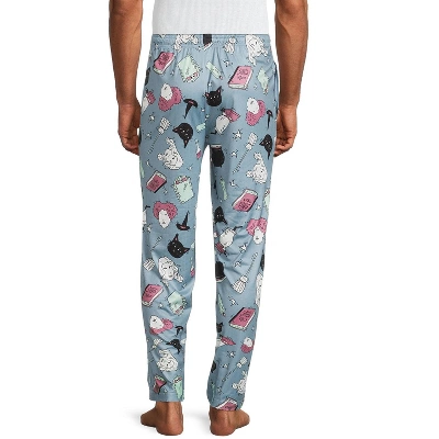 Hocus Pocus Mens' Sanderson Sisters Spells Sketch Art Pajama Lounge Pants