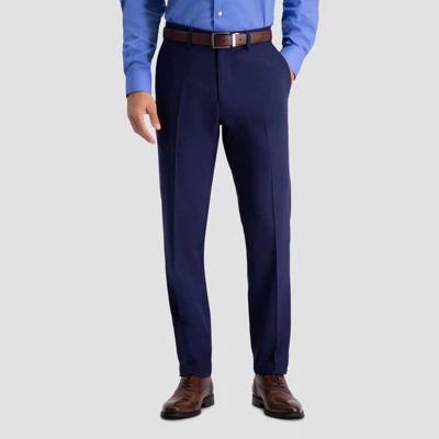 Haggar H26 Men's Flex Series Ultra Slim Suit Pants - Midnight Blue - Image 4