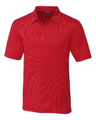 Cutter & Buck Forge Pencil Stripe Stretch Mens Polo Shirt