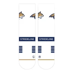 NCAA Montana State Bobcats Premium Knit Crew Socks - White