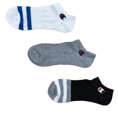 Champion 6-Pairs Men's Super No-Show With Embroidery Logo Socks Size 6-12 - Image 2