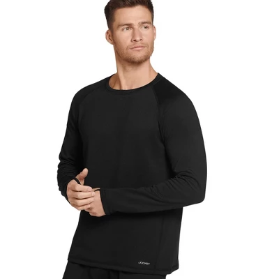 Jockey Men's Grid Fleece Thermal Long Sleeve Crew - Image 3