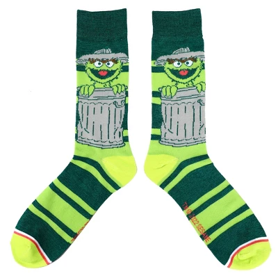 Sesame Street Muppet Characters Casual Crew Socks For Men 5-Pack - Image 2