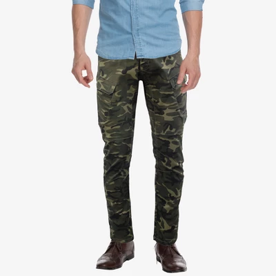 X RAY Men's Slim-Fit Stretch Twill Cargo Pants - Image 7