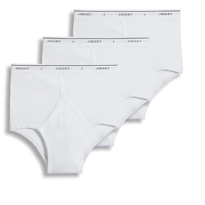 Jockey Mens Classic Brief 3 Pack Underwear Briefs 100% Cotton - Image 6