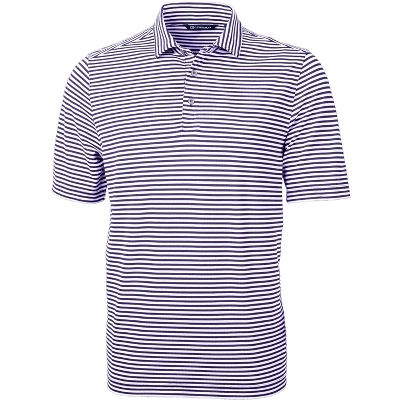 Cutter & Buck Virtue Eco Pique Stripe Recycled Mens Polo Shirt - Image 9