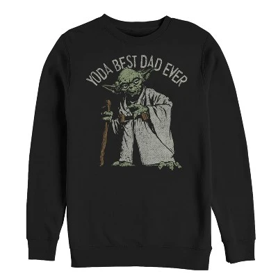 Men's Star Wars Yoda Best Dad Ever Sweatshirt - Image 2