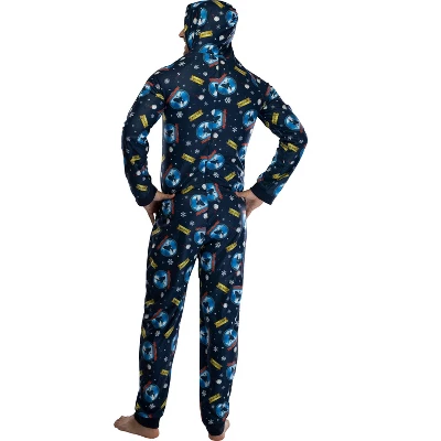Polar Express Adult Believe Hooded One-Piece Footless Sleeper Union Suit - Image 5