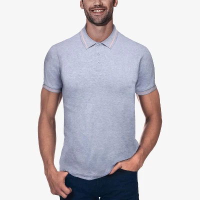 X RAY Men's Basic Short Sleeve Tipped Polo - Image 13