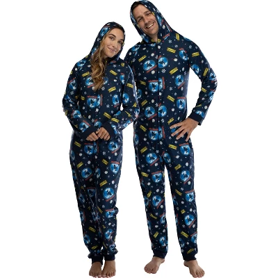 Polar Express Adult Believe Hooded One-Piece Footless Sleeper Union Suit - Image 6