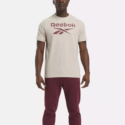 Reebok Identity Big Stacked Logo T-Shirt - Image 5