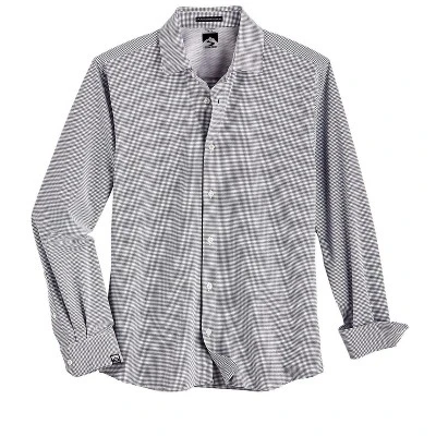 Storm Creek Men's Windowpane Influcencer Eco Woven Long Sleeve Shirt