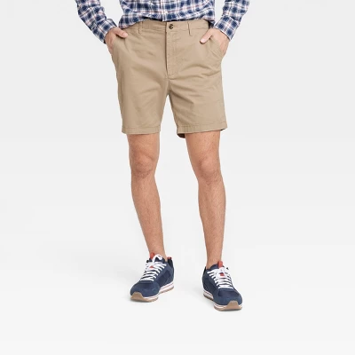 Men's Every Wear 7" Slim Fit Flat Front Chino Shorts - Goodfellow & Co™ - Image 6