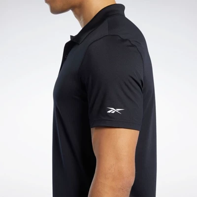 Reebok Workout Ready Polo Shirt Mens Athletic T-Shirts - Image 3