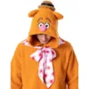 Disney The Muppets Unisex Adult Fozzie Bear Costume Plush Kigurumi Union Suit Pajama