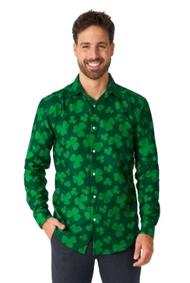Suitmeister Men's Party Shirt - St. Pats Green - Image 3