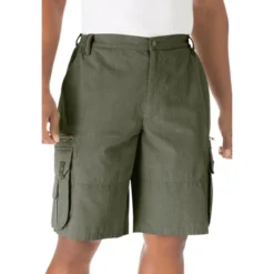 Boulder Creek By KingSize Men's Big & Tall Ripstop Cargo Shorts