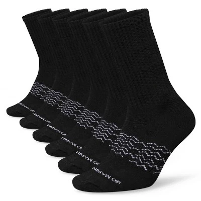 Men's Moisture Control Athletic Crew Socks 6 Pack - Mio Marino - Image 10
