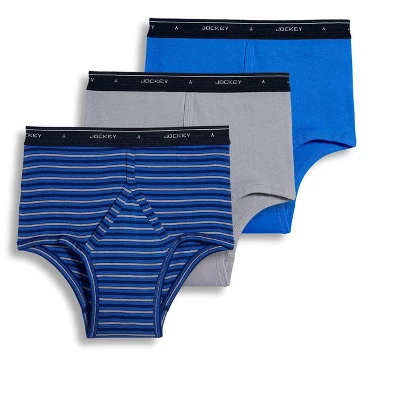 Jockey Mens Classic Brief 3 Pack Underwear Briefs 100% Cotton - Image 10