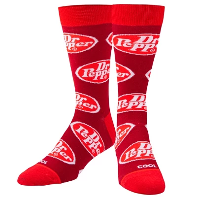 Cool Socks, Dr. Pepper Fun Retro Print Novelty Gift Socks For Men & Women Sizes - Image 4