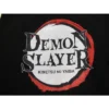 Demon Slayer Circle Logo Men's Black Pajama Pants