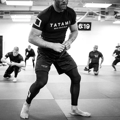 Tatami Fightwear Katakana Grappling Spats - Black - Image 4