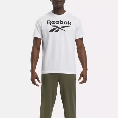 Reebok Identity Big Stacked Logo T-Shirt - Image 6